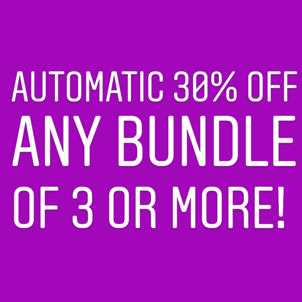 Flash sale! All items under $12 are 5 for $30!